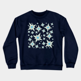 Silver Stars Crewneck Sweatshirt